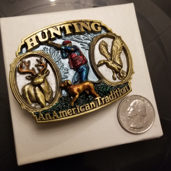 Sportsman's, belt buckle. Vintage - Picture 4 of 4